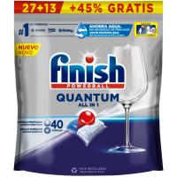 Lavavajillas máquina FINISH Quantum Max, bolsa 27+13 dosis