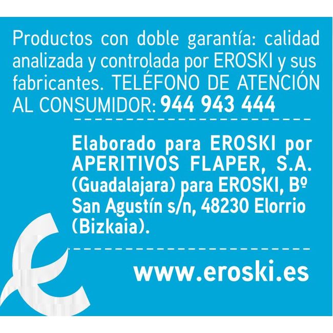 Mix vitamina E sin sal añadida EROSKI, bolsa 75 g