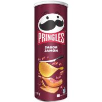 Aperitivo sabor jamón PRINGLES, tubo 165 g