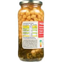 Garbanzos con espinacas EROSKI, frasco 370 g