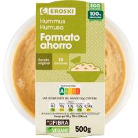 Hummus receta original EROSKI, tarrina 500 g