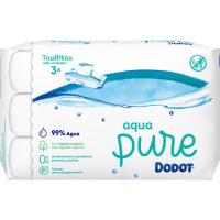 Toallitas de bebé Aqua Pure DODOT, pack 3x48 uds.