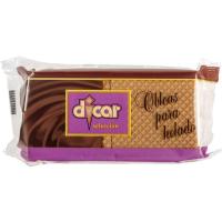 Obleas para helado DICAR, 20 uds, paquete 35 g
