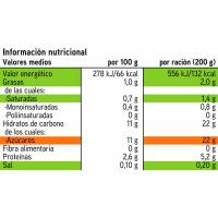 Yogur líquido de melocotón-maracuyá EROSKI, botella 1 litro