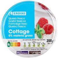 Queso cottage 0% EROSKI, 200 g