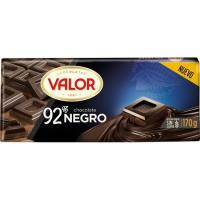 Chocolate negro 92% VALOR, tableta 170 g