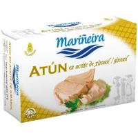 Atún en aceite de girasol MARIÑEIRA, lata 220 g