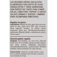 Regañas sin gluten EROSKI, bolsa 100 g