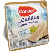 Queso semicurado en cuñitas CARVEL, cuña 250 g