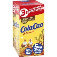 Cacao soluble COLA CAO, caja 5 kg + 700 g Gratis
