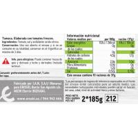 Tumaca natural EROSKI, pack 2x185 g