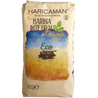 Harina integral trigo bio HARICAMAN, paquete 500 g