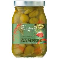 Aceituna aliño campero EXCELENCIA, frasco 500 g