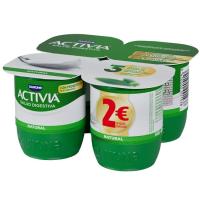 Activia natural DANONE, pack 4x120 g