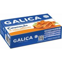 Trozos de calamares en salsa americana GALICA, lata 120 g