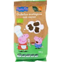 Galleta ecológica con cacao Peppa Pig bio MAXIES, paquete 100 g