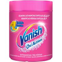 Quitamanchas en polvo oxi action color VANISH, bote 450 gr