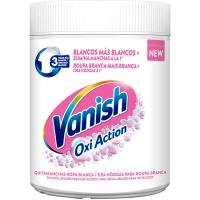 Quitamanchas en polvo oxi action blanco VANISH, bote 900 gr