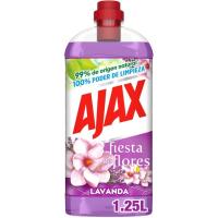Limpiador lavanda AJAX, botella 1,25 litros