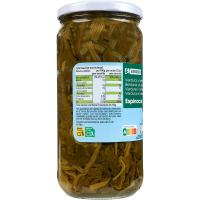 Espinacas bajas en sal EROSKI, frasco 425 g