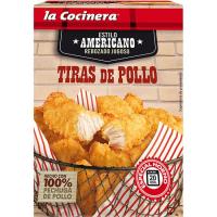 Tiras de pollo americano LA COCINERA, caja 350 g
