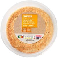 Tortilla sin cebolla EROSKI, 1 ud., 500 g