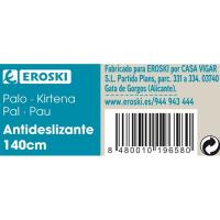 Palo antideslizante 140 cm EROSKI, pack 1 ud