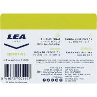 Recambio de cargador sensitive 5 hojas LEA, pack 4 uds