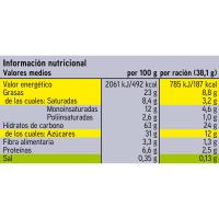 Tartaleta de chocolate sin palma EROSKI, caja 228,6 g