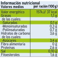 Reductor colesterol natural edulcorado EROSKI, pack 6x100 ml