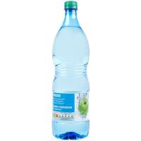 Agua sabor manzana EROSKI, botella 1,25 litros