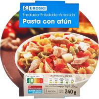 Ensalada de pasta con atún EROSKI, bowl 240 g