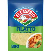 Queso rallado Filatto EL CASERIO, bolsa 80 g