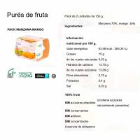 Compota de manzana y mango GALIFRESH, tarrina 150 g