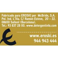 Detergente líquido ropa oscura EROSKI, garrafa 30 dosis