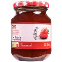 Mermelada de fresa EROSKI basic, frasco 340 g