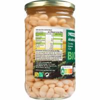 Alubia blanca cocida EROSKI BIO, frasco 400 g