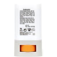 Stick solar facial zonas sensibles SPF50 BABARIA, stick 20 g