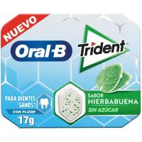 Chicle de hierbabuena TRIDENT Oral-B, paquete 17 g