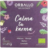 Infusión eco calma tu karma ORBALLO, caja 15 uds