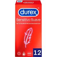 Preservativos sensitive suave DUREX, caja 12 uds.
