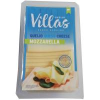 Queso Mozzarella DOM VILLAS, lonchas, bandeja 300 g