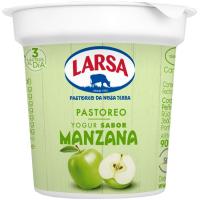 Yogur sabor manzana LARSA, tarrina 125 g