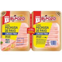 Pechuga de pavo ELPOZO, pack 2x150 g