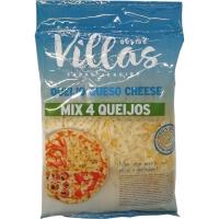 4 Quesos rallado DOM VILLAS, bolsa 200 g