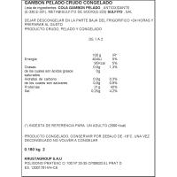 Cola de gambón pelado GRAND KRUST, bolsa 180 g