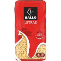 Pasta de letras GALLO, paquete 500 g