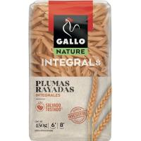 Plumas rayadas integrales GALLO, paquete 500 g