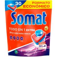 Lavavajillas máquina SOMAT Todo en 1, bolsa 30 dosis