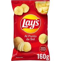 Patatas fritas al punto de sal LAY`S, bolsa 160 g